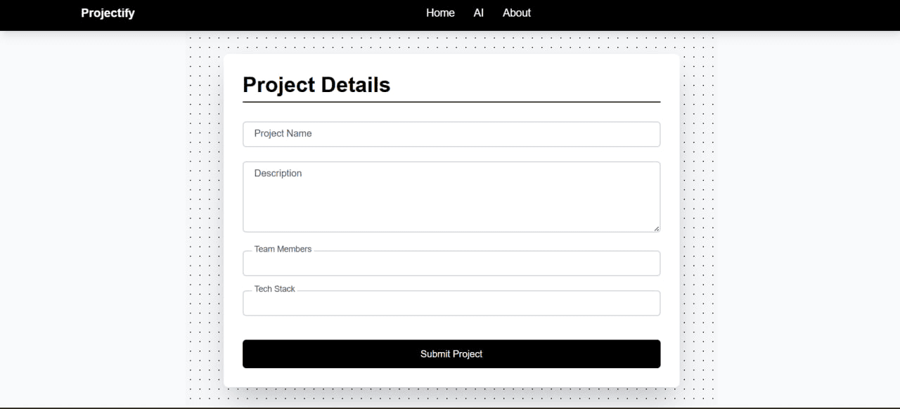 Projectify - Project Analyzer