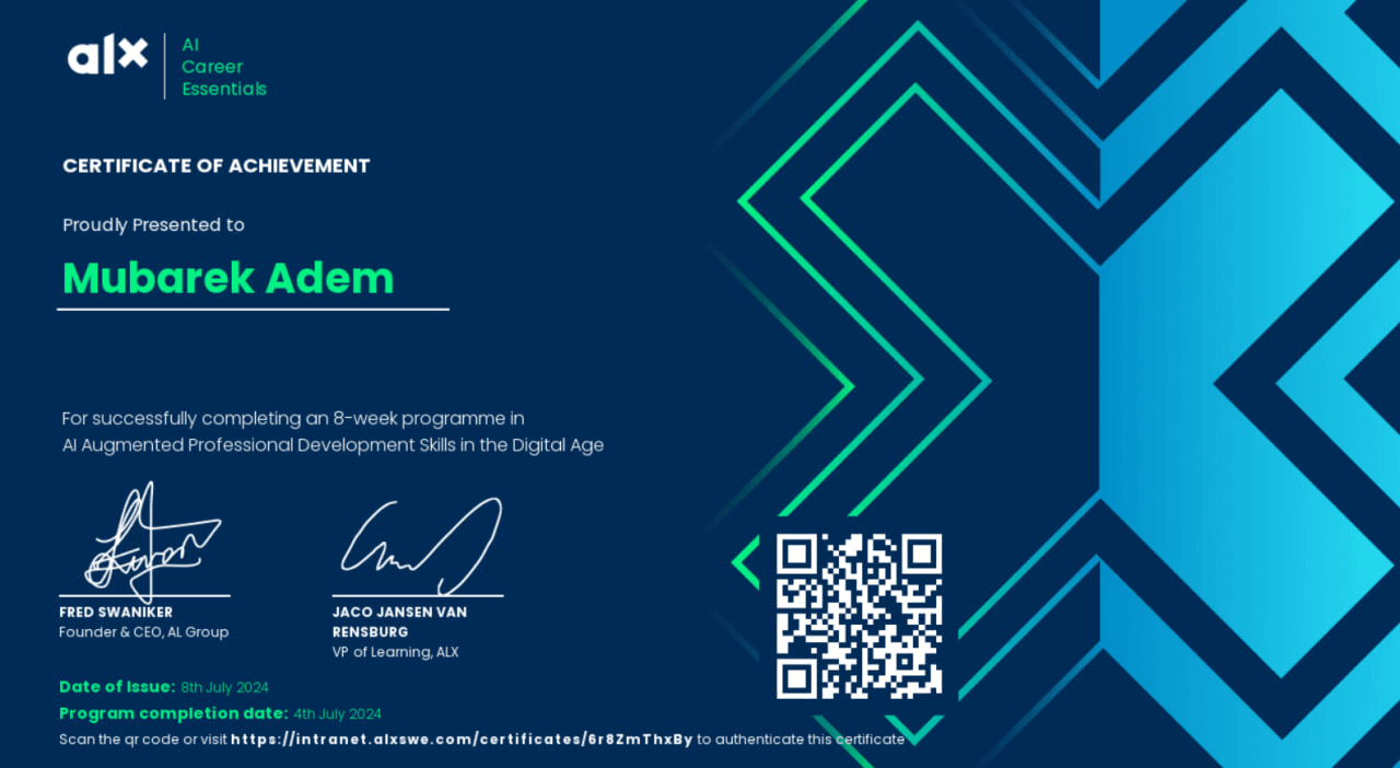 AI Career Essentials - ALX